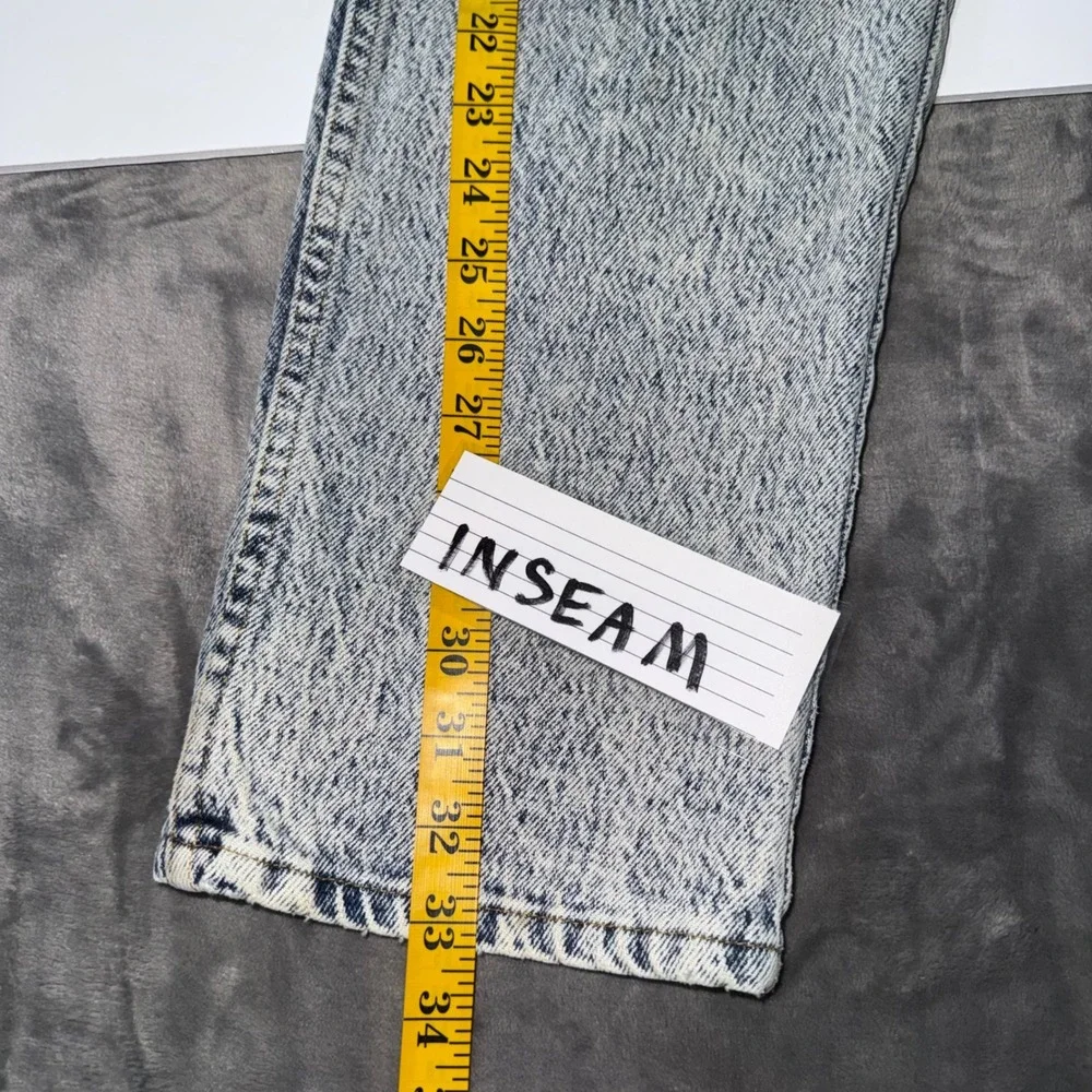 Levi's 506 XX Jeans Mens 34x34 Blizzard Wash Vtg Made in USA Straight Leg